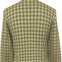 Load image into Gallery viewer, 50s/60s Jackie O Kennedy Green Houndstooth Knit Skirt Suit By St. John's Knits