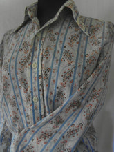 Load image into Gallery viewer, 60s/70s Groovy Unisex Fitted Paisley Westernboho Button Up By Potpourri