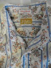 Load image into Gallery viewer, 60s/70s Groovy Unisex Fitted Paisley Westernboho Button Up By Potpourri