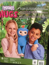 Load image into Gallery viewer, NIB Fingerlings HUGS BORIS (Blue) Advanced Interactive Plush Baby Monkey Pet WowWee