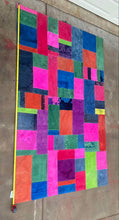 Load image into Gallery viewer, Gorgeous boho vintage mcm handmade 80 x118 one of a kind area rug.