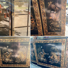 Load image into Gallery viewer, Rare Habersham Chinoiserie Display/China Cabinet/Hutch Lacquered /hand painted Asian vintage MCM