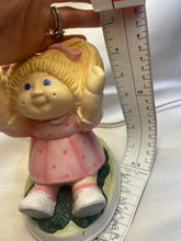 Load image into Gallery viewer, 1983 vintage CABBAGE PATCH LAMP Ceramic Figure Base Original Appalachian Artwork