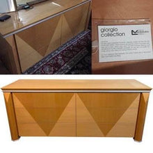 Load image into Gallery viewer, Designer Giorgio Collections Art Deco Style Blonde/maple dresser Cartel
