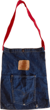 Load image into Gallery viewer, 70’s Denim 501 Shoulder Bag by Now! Designs San Francisco

