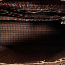 Load image into Gallery viewer, 1990’s Brighton C216279 Mahogany woven leather/Crocodile shoulder bag . Authentic BRIGHTON
