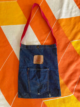 Load image into Gallery viewer, 70’s Denim 501 Shoulder Bag by Now! Designs San Francisco
