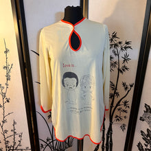 Load image into Gallery viewer, Extremely 70’s rare and amazing “Love Is” nylon gown.
