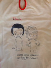 Load image into Gallery viewer, Extremely 70’s rare and amazing “Love Is” nylon gown.

