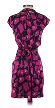 Load image into Gallery viewer, Diane Von Furstenberg floral print wrap midi dress size 2
